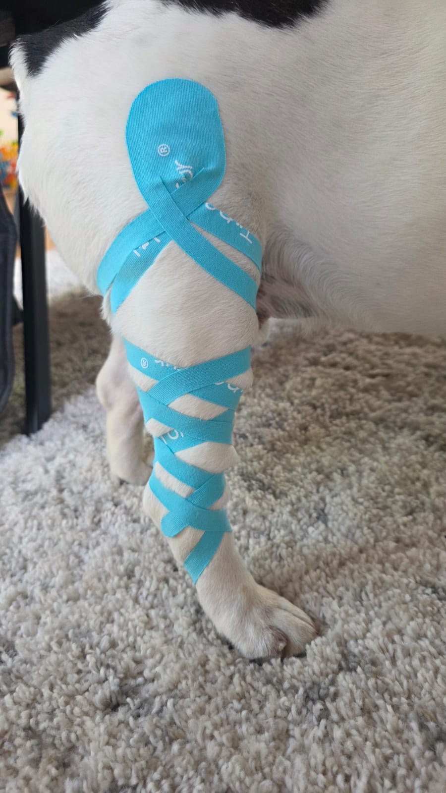 Kinesiologisches Taping Beispielbild 1